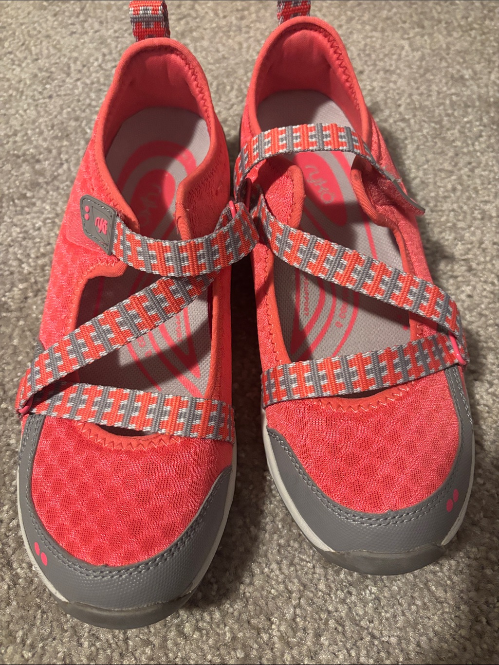 Coral Pink Active Mary Jane Shoes Ryk